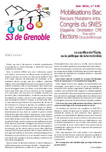 Bulletin n°235, juin 2021