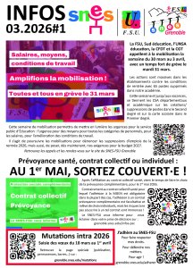 Lettre d'infos #1 mars 2026