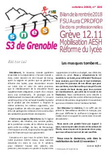 Bulletin n°226, octobre 2018