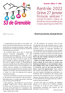 Bulletin n°238, janvier 2022