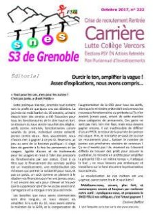 Bulletin n°222, octobre 2017