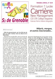 Bulletin n°214, octobre 2015