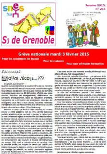 Bulletin n° 211 - janvier 2015
