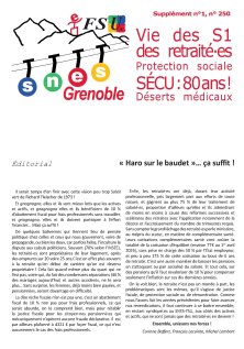 Supplément au bulletin n°250
