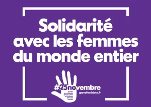 Journée internationale de lutte contre les violences sexistes et sexuelles