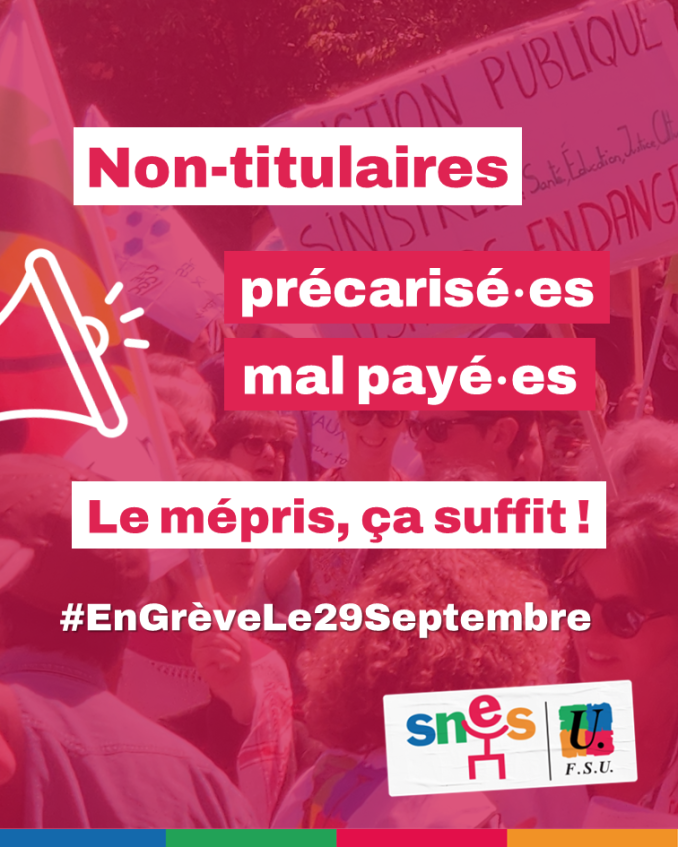Réunion d'information spéciale non-titulaires