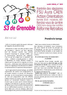 Bulletin n°225, août 2018