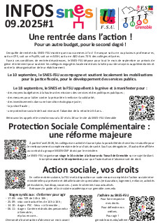 Lettre d'infos #1 septembre 2025