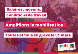 Grève nationale éducation le 31 mars - Du fric pour l'école publique !