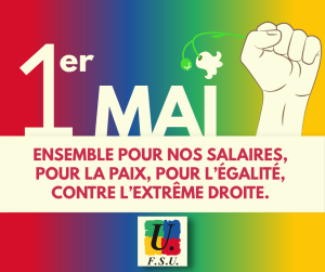 1er mai : pour nos salaires, pour la paix, pour l'égalité et contre&nbsp;(…)