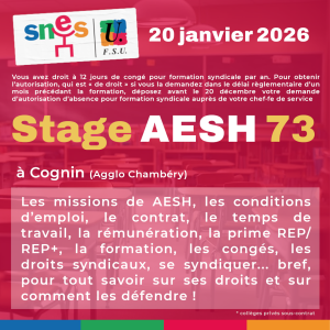 Stage AESH : métier, carrière, revendications et droits