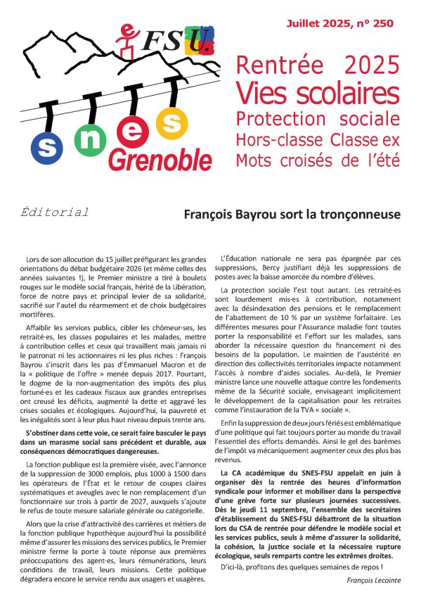 Bulletin n°250