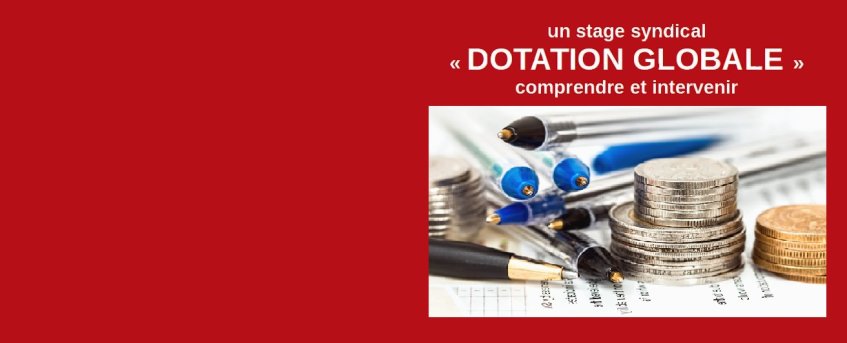 MAJ : Stage « Dotation Globale » Comprendre et intervenir