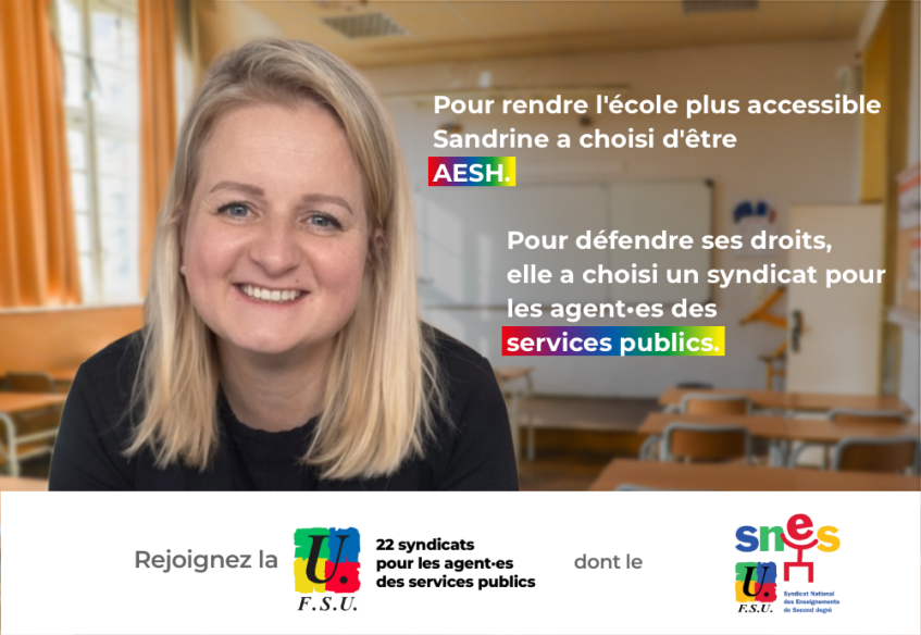 2 journées de formation FSU pour les AESH en novembre en Isère