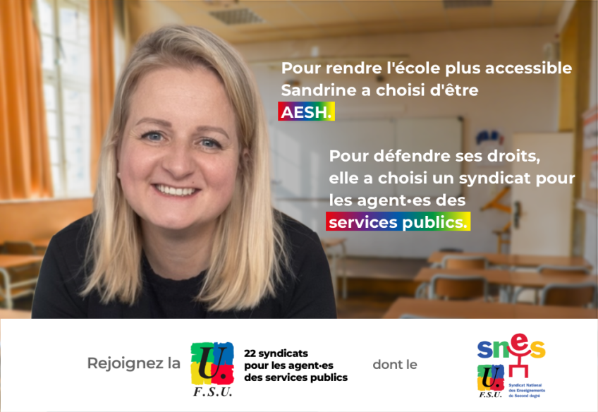 2 journées de formation FSU pour les AESH en novembre en Isère